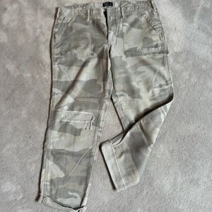 Abercrombie and Fitch camo and jeans